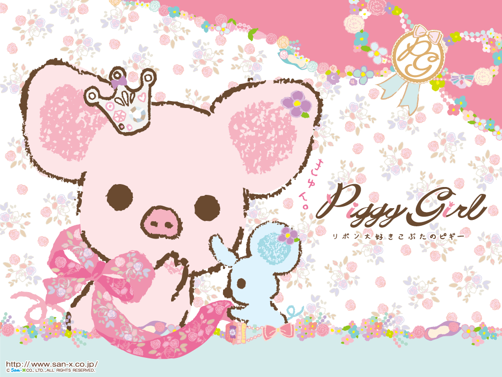 Free download Piggy Girl Pink Wallpaper San X Desktop Kawaii Wallpaper [1024x768] for your Desktop, Mobile & Tablet. Explore Piggy Wallpaper. Cute Pig Wallpaper, Free Pig Wallpaper