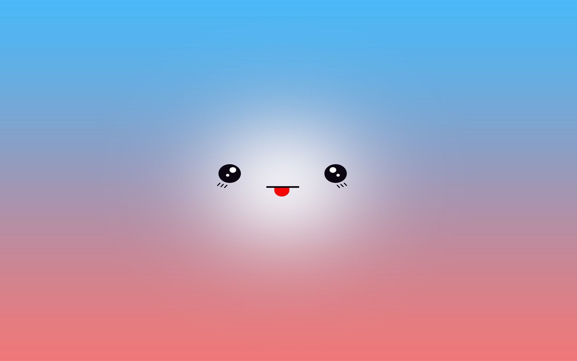 Pastel Cute Kawaii Face Wallpaper