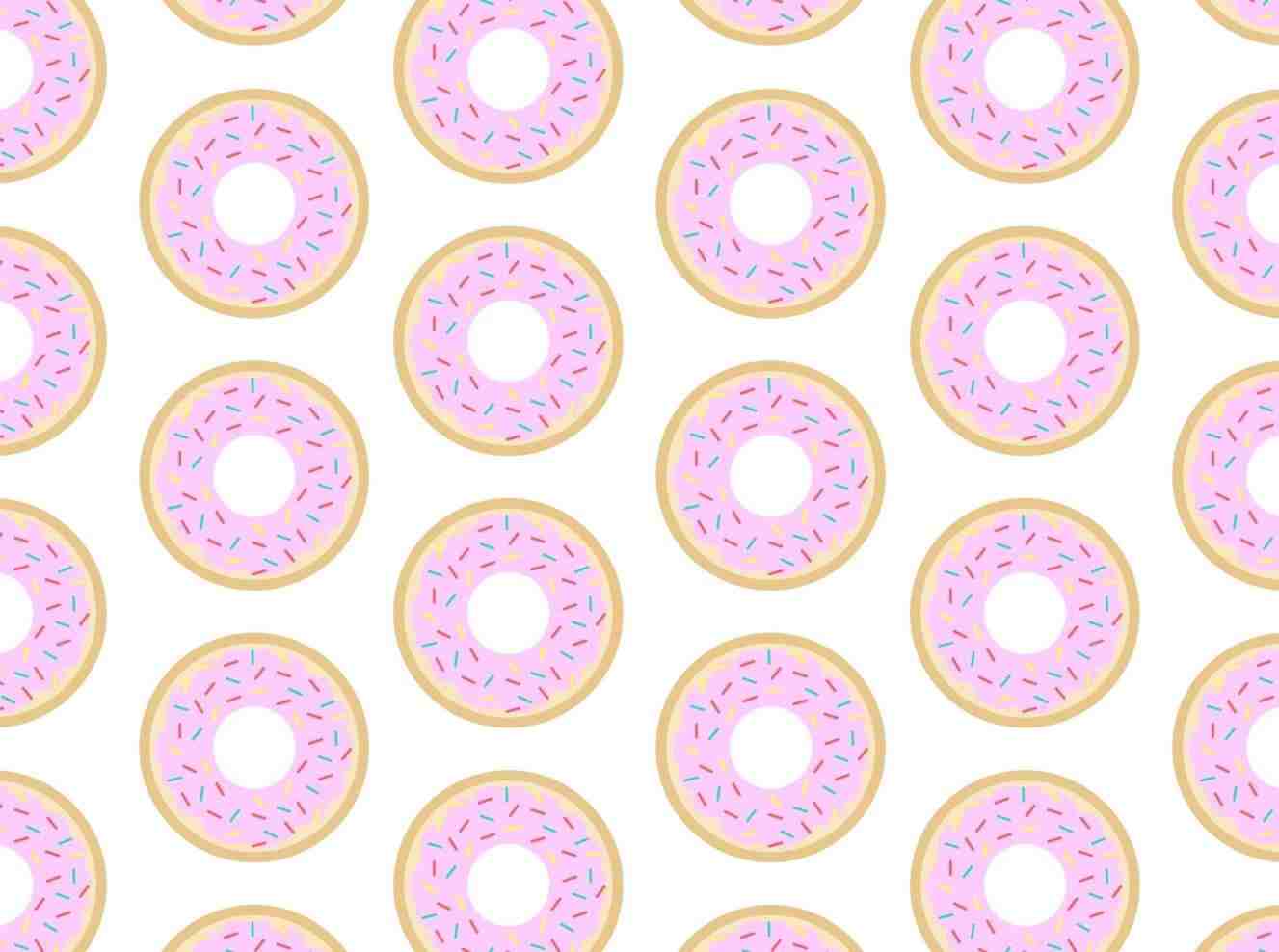 Laptop Donut Wallpaper