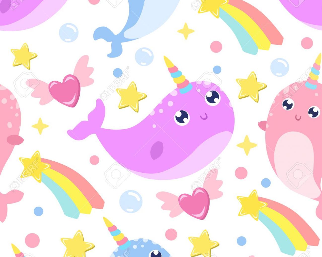 Free download Cute Cartoon Narwhal Seamless Background Royalty Clipart [1300x1300] for your Desktop, Mobile & Tablet. Explore Narwhal Background. Cute Narwhal Wallpaper