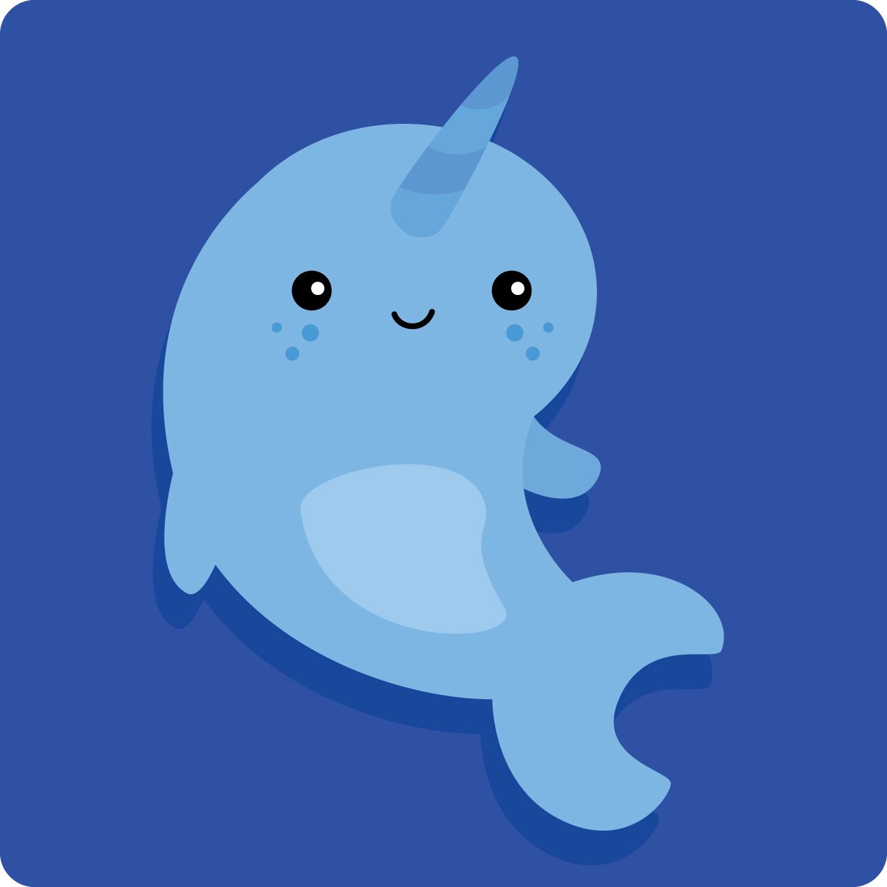 transparent background narwhal clipart