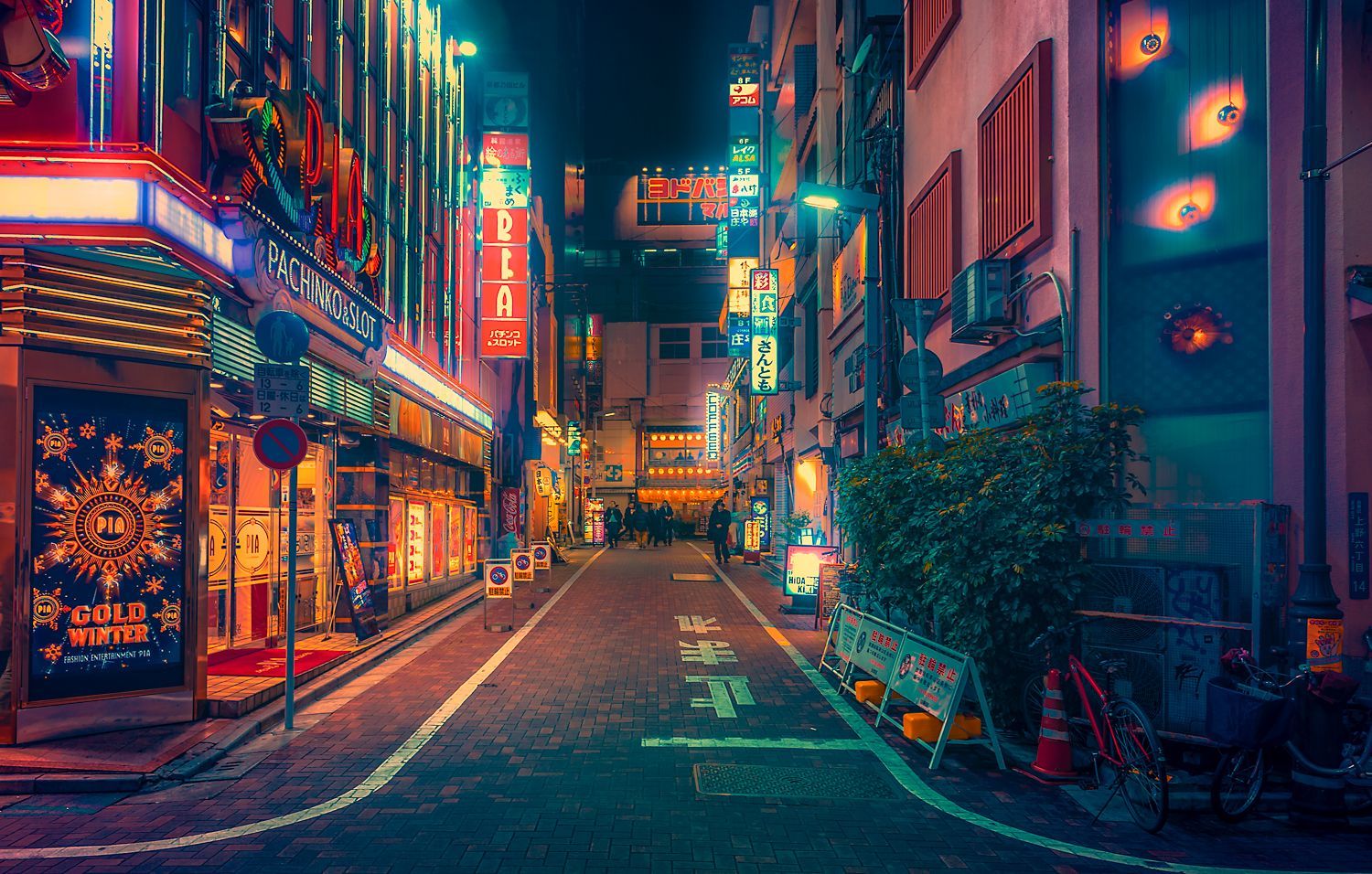 Pachinko Japan Night Photography. Anime scenery wallpaper, Desktop wallpaper art, Anime background wallpaper