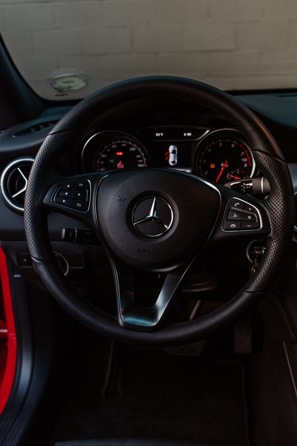 Mercedes Steering Wheel Picture. Download Free Image