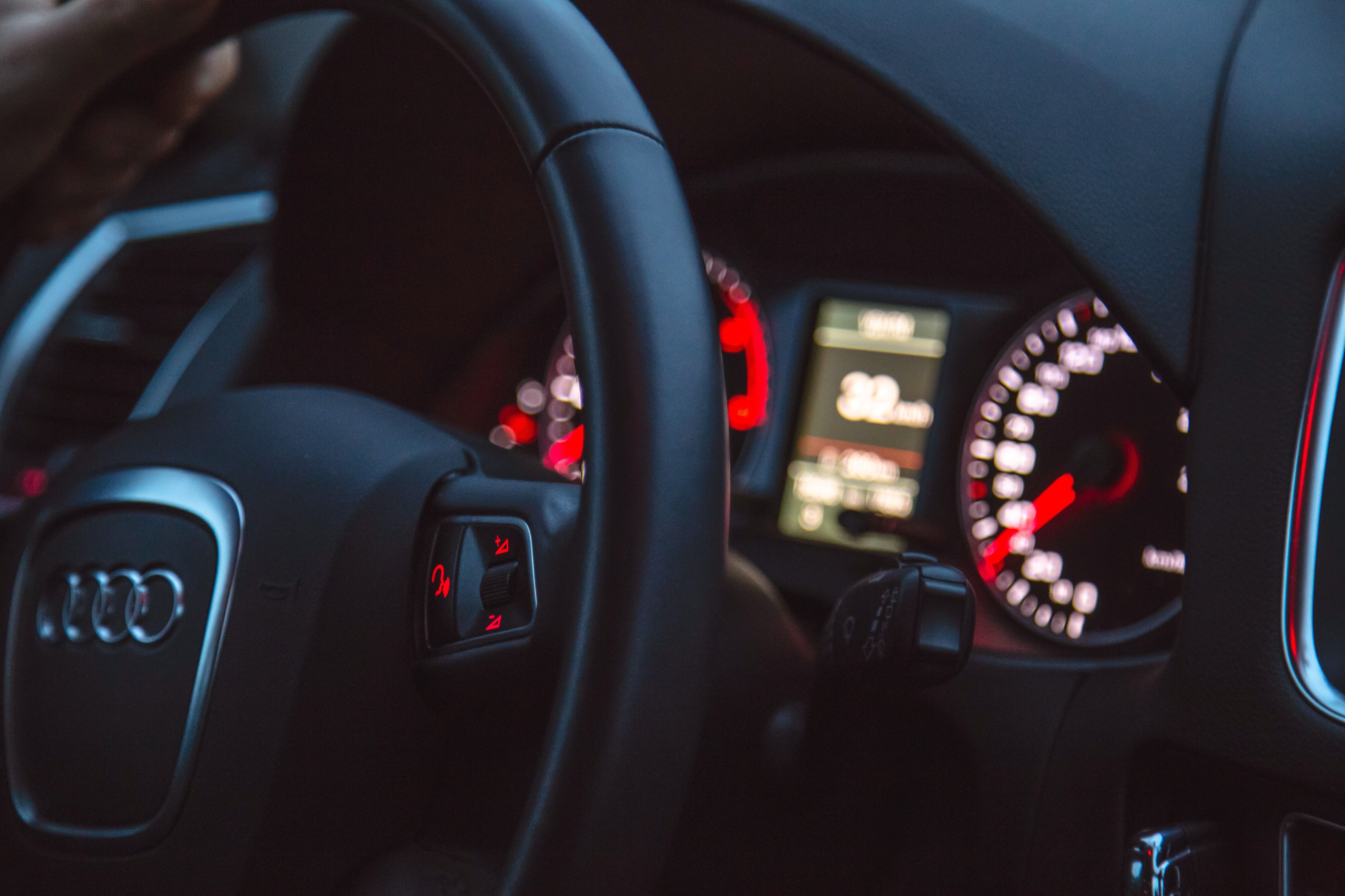 Wallpaper, Audi, sports car, steering wheel, supercar, land vehicle, automotive design, automotive exterior, automobile make, luxury vehicle, family car, executive car, city car, steering part 5472x3648