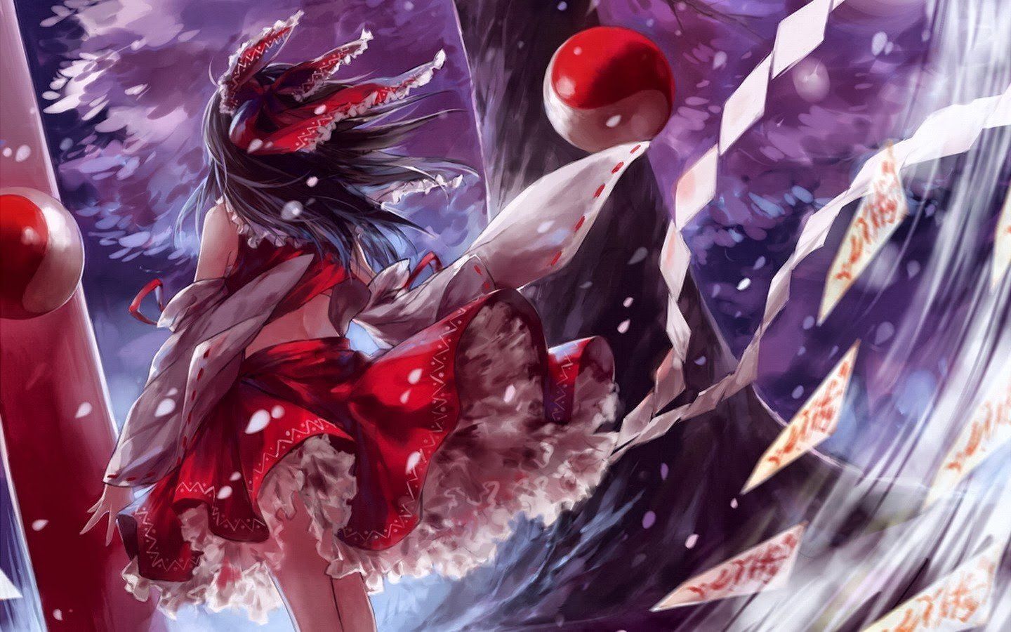 Touhou, Hakurei Reimu HD Wallpaper / Desktop and Mobile Image & Photo