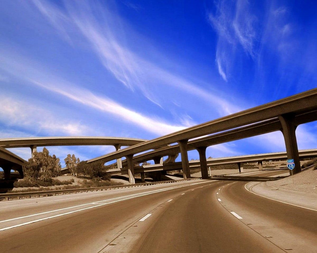 Hdr Photo, Overpass, Highway background. Download Free image