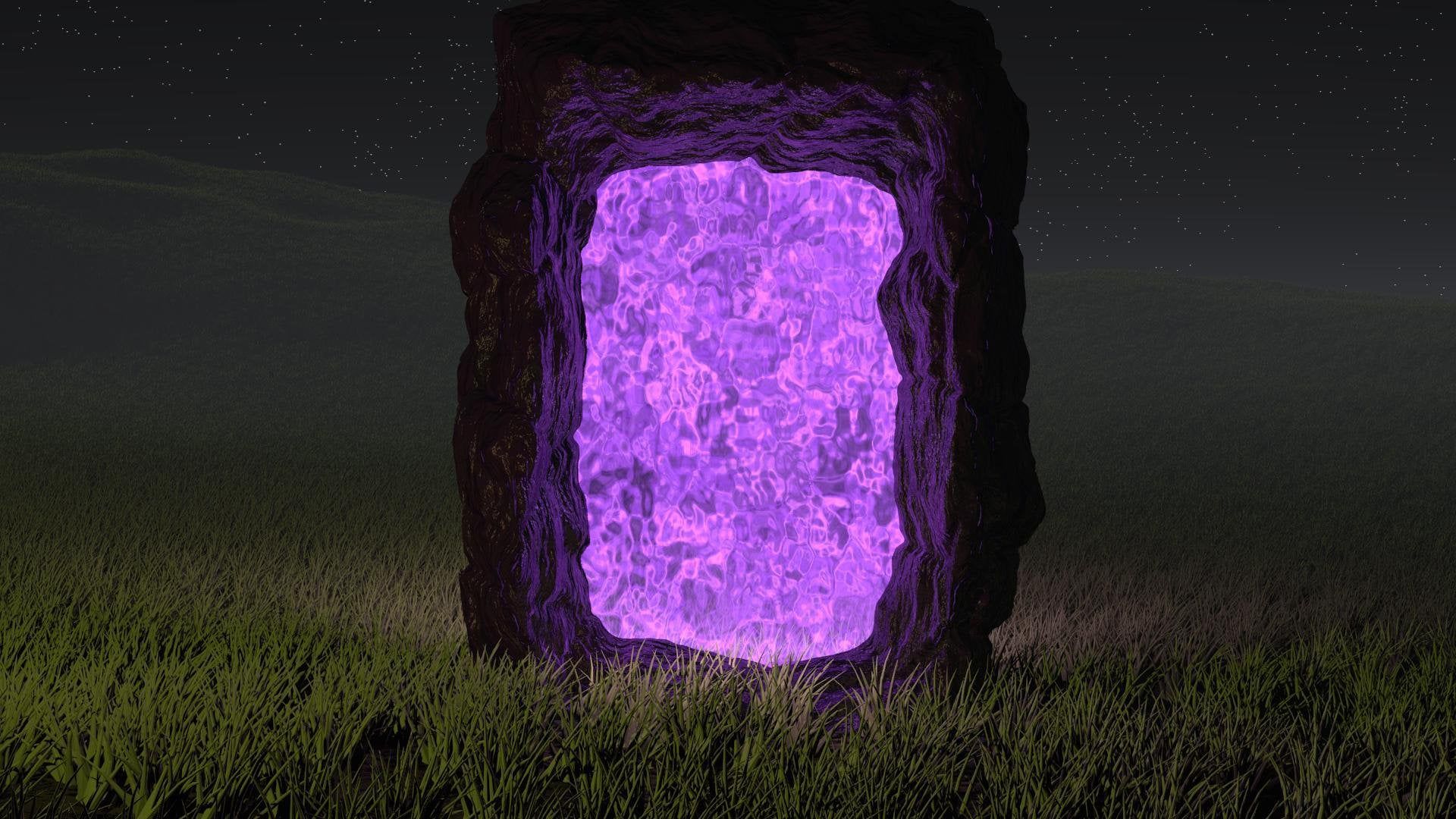 Nether Portal (x Post From R Minecraft): Wallpaper