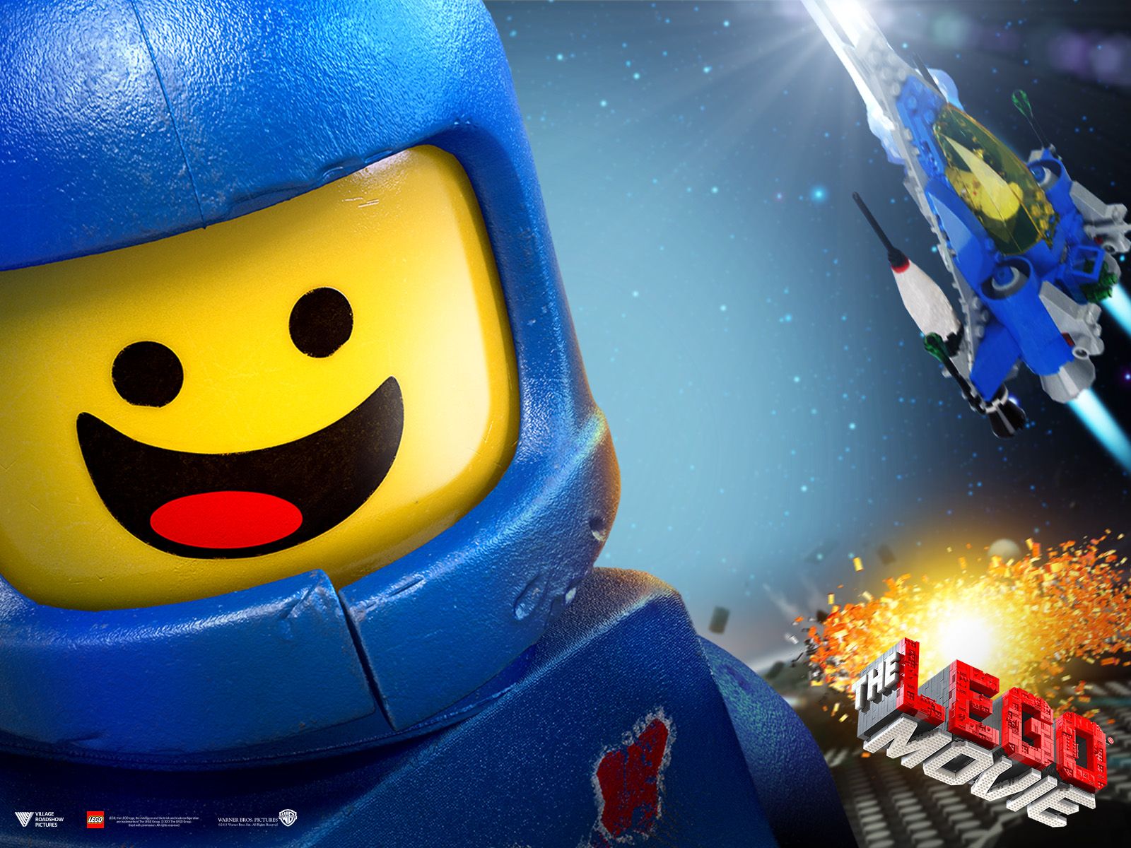 Benny The Lego Movie Lego Logo Movie Space Spaceship Text Wallpaper:1600x1200