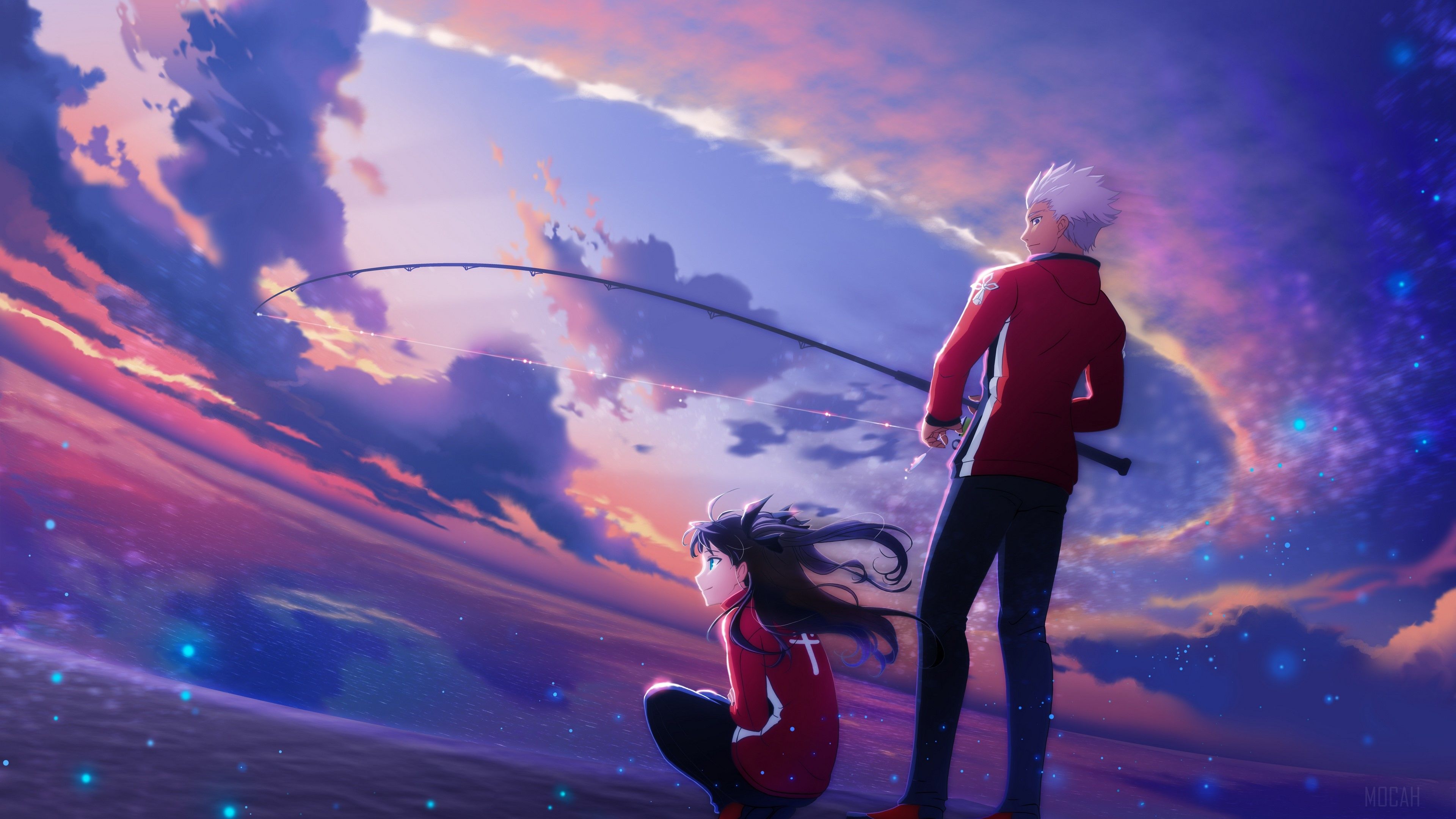 Archer, EMIYA, Fate Stay Night, Rin Tohsaka 4k Wallpaper. Mocah HD Wallpaper