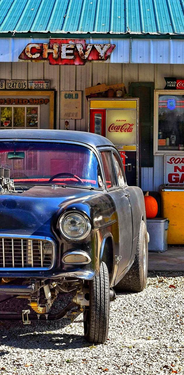 chevy gasser wallpaper