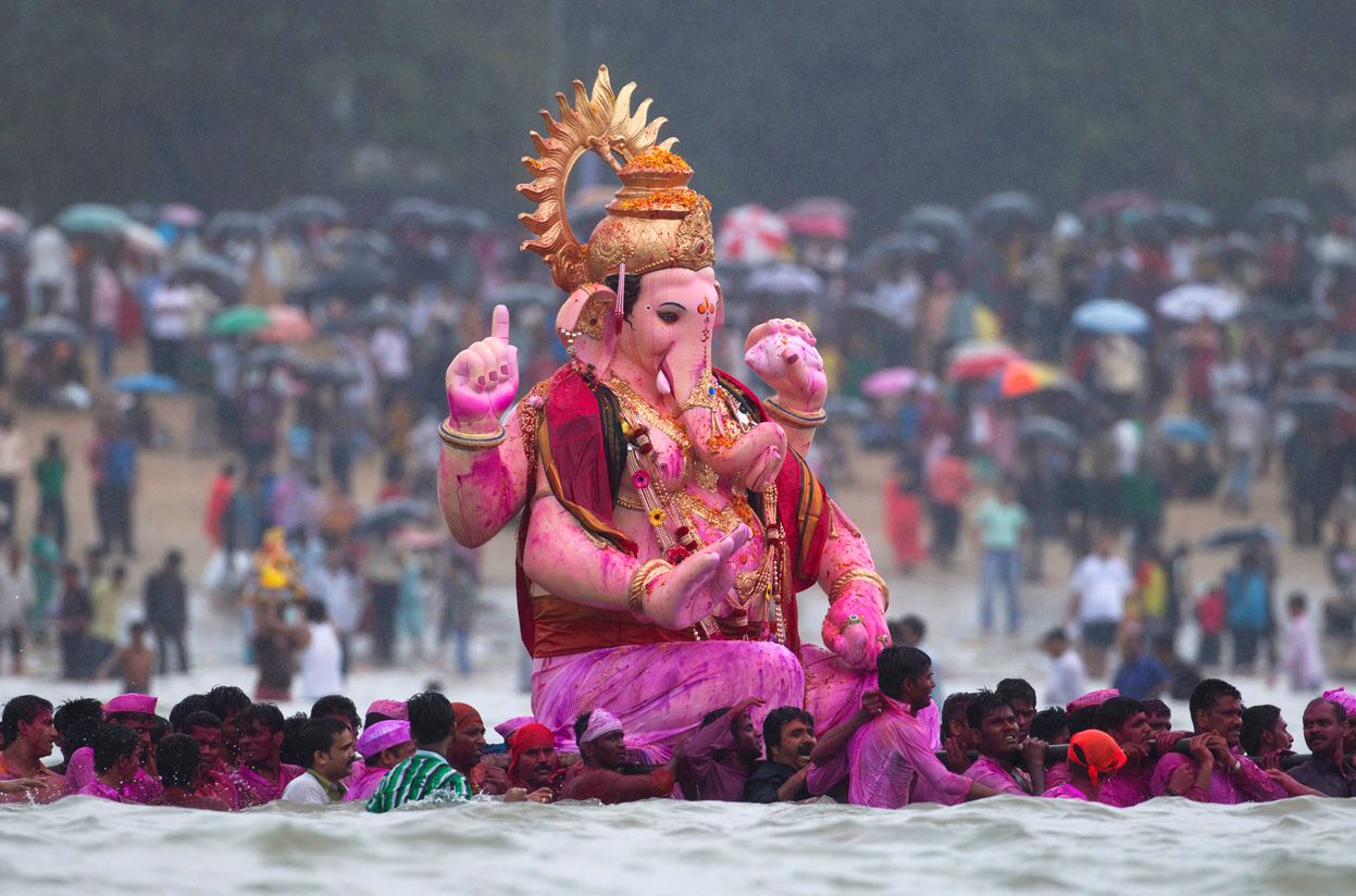 Ganesh Visarjan Wallpapers Wallpaper Cave