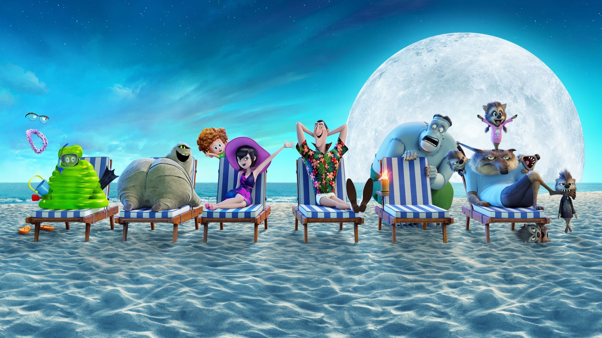 Desktop wallpaper hotel transylvania 3: summer vacation, holiday, vacations, animated move, HD image, picture, background, 6377fa