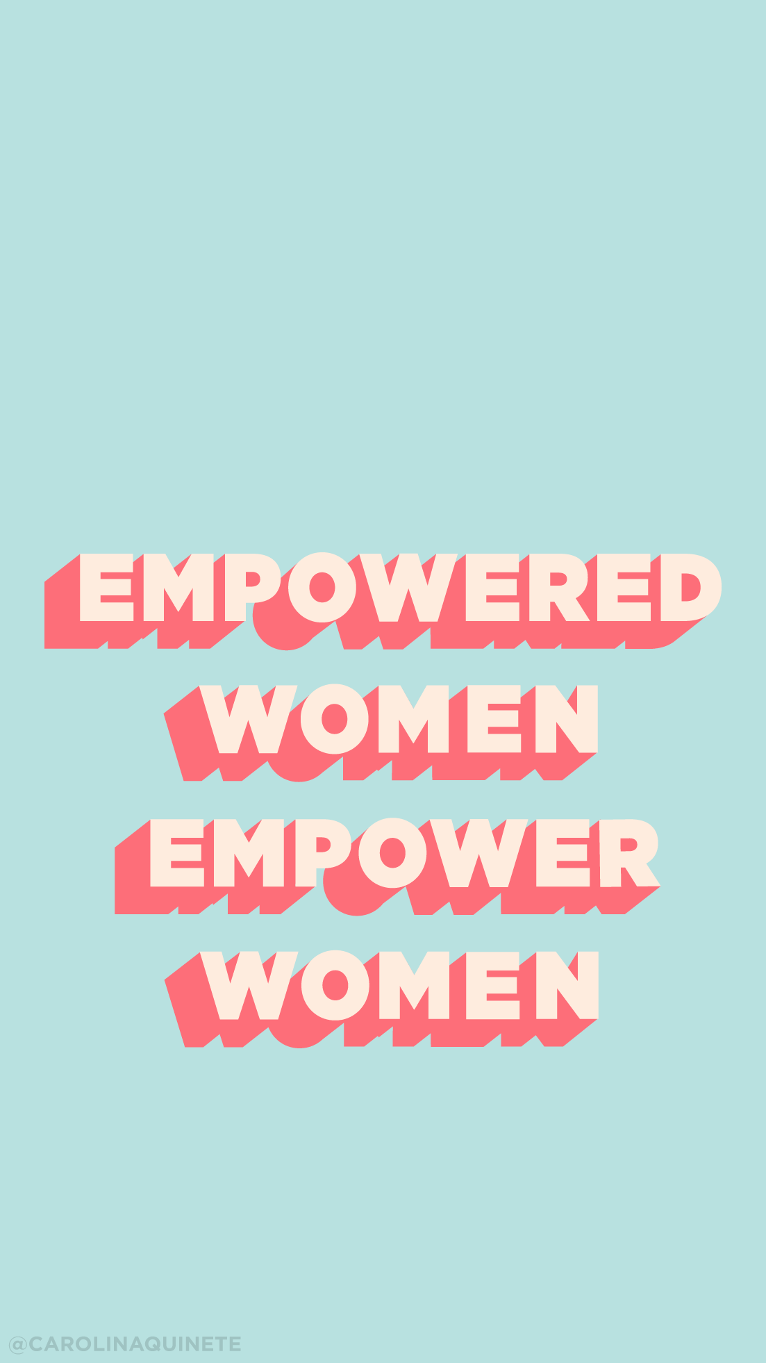 Lockscreens Feminist Wallpaper