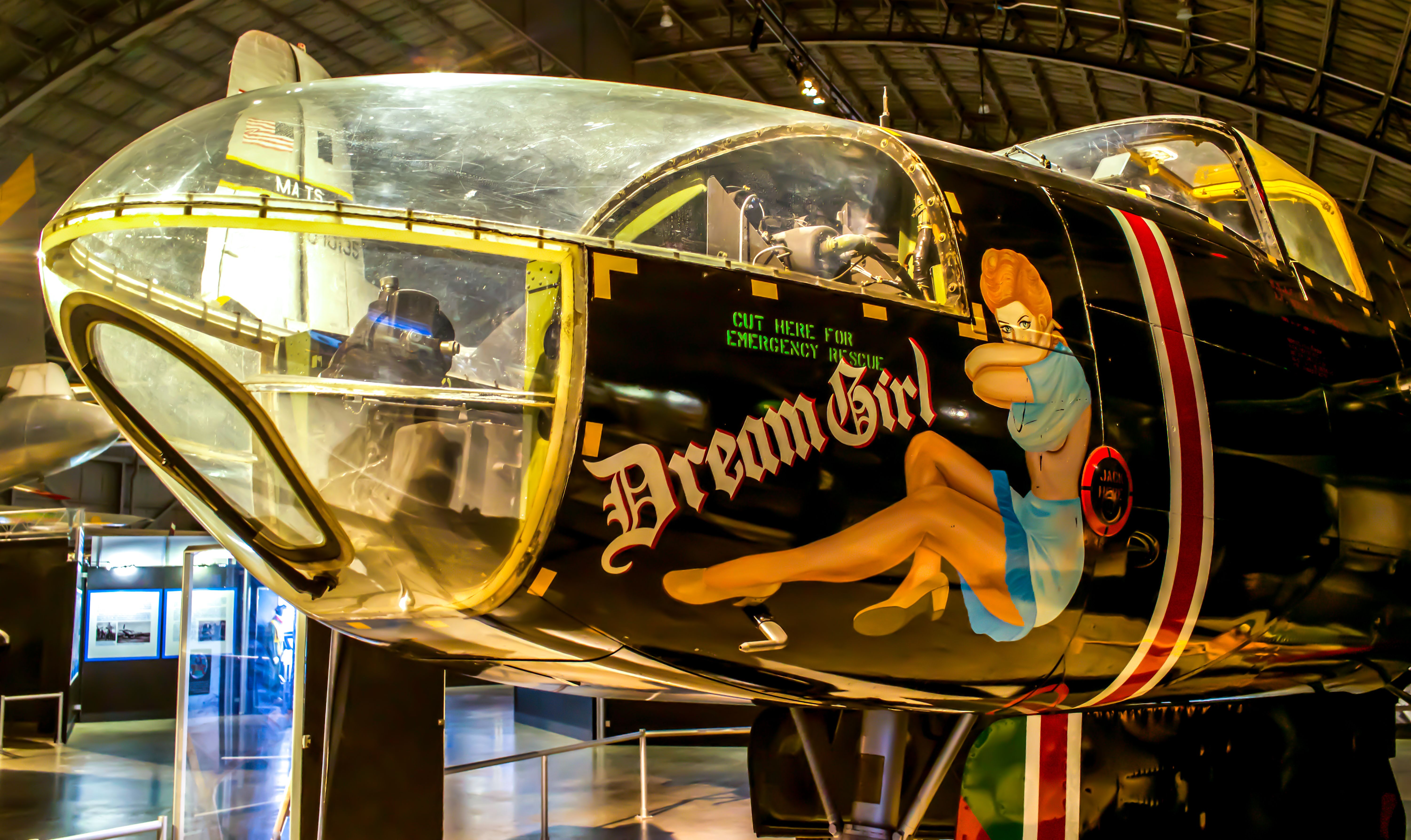 Wallpaper, ART, girl, museum, airplane, nose, aircraft, military, Sony, air, dream, usaf, wrightpattersonafb, nationalmuseumoftheunitedstatesairforce, rx sonyrx taoolezeskiphotography 6000x3574