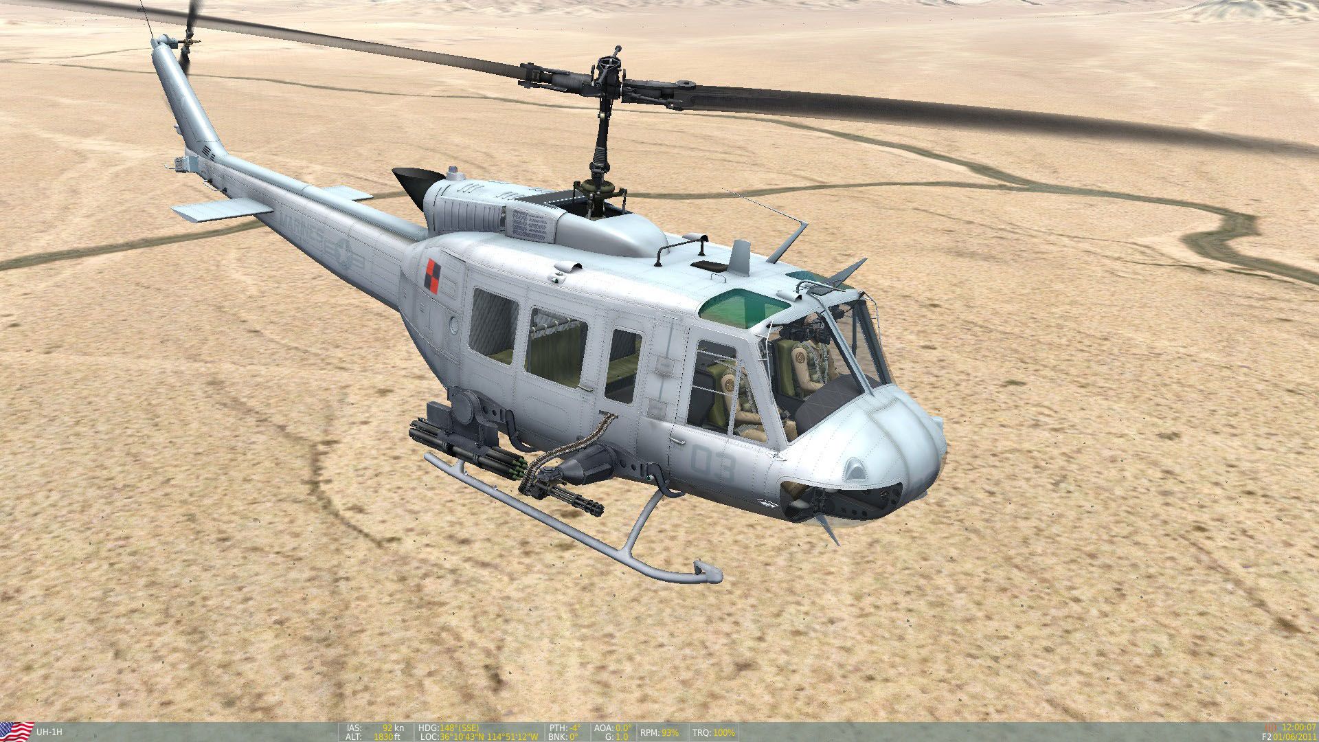 UH 1 USMC HMLA 167 Warriors Skin Pack World Mods