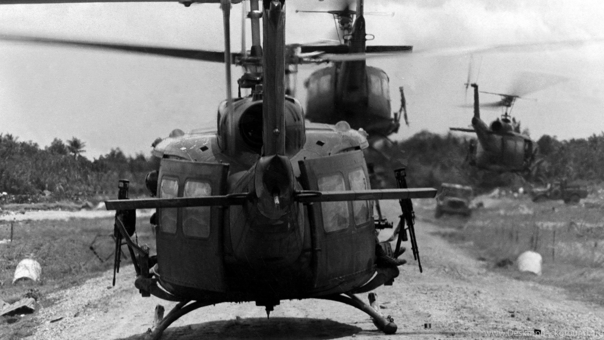 Bell UH 1 Iroquois Huey Vietnam Helicopter Military Art Wallpaper. Desktop Background
