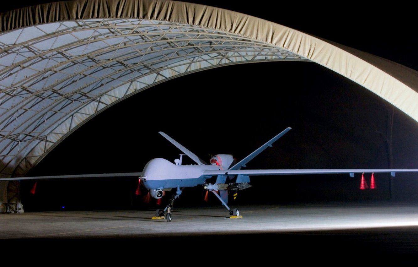Wallpaper Hangar, Reaper, MQ 9, General Atomics Aeronautical Systems, Reconnaissance And Strike UAVs, Us Drone Image For Desktop, Section авиация