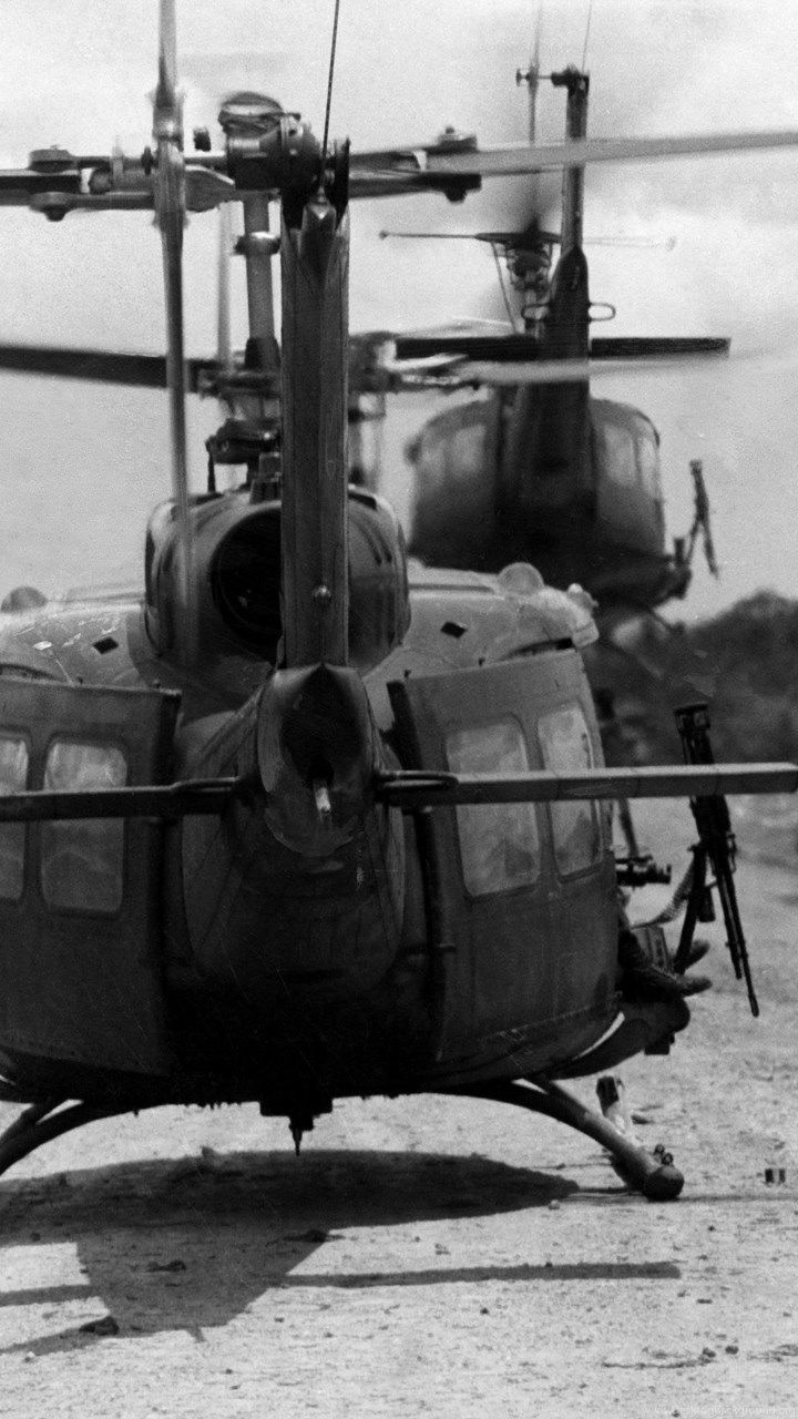 Bell UH 1 Iroquois Huey Vietnam Helicopter Military Art Wallpaper. Desktop Background