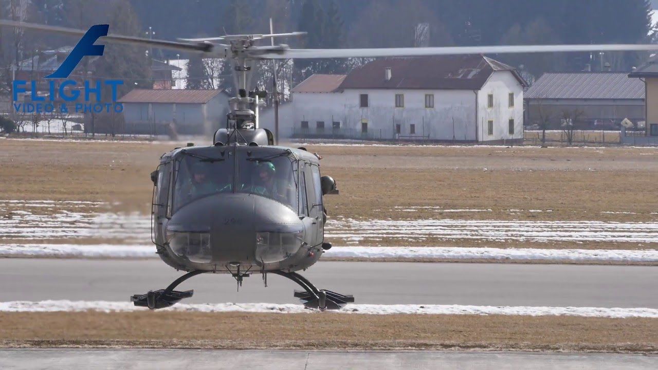 Helicopter Sound Bell UH 1 Iroquois Huey Engine Start And Take Off