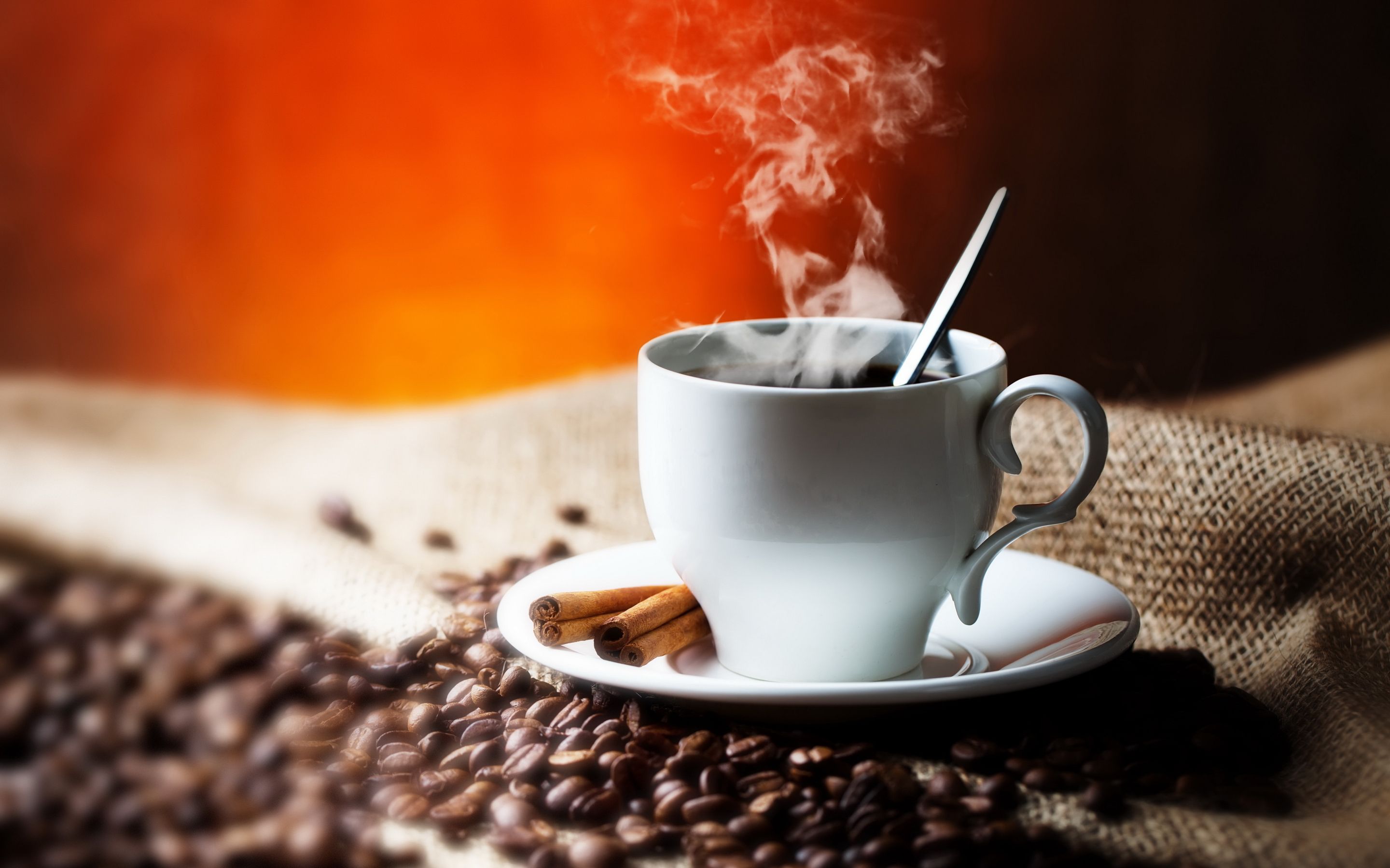 Hot coffee cinnamon