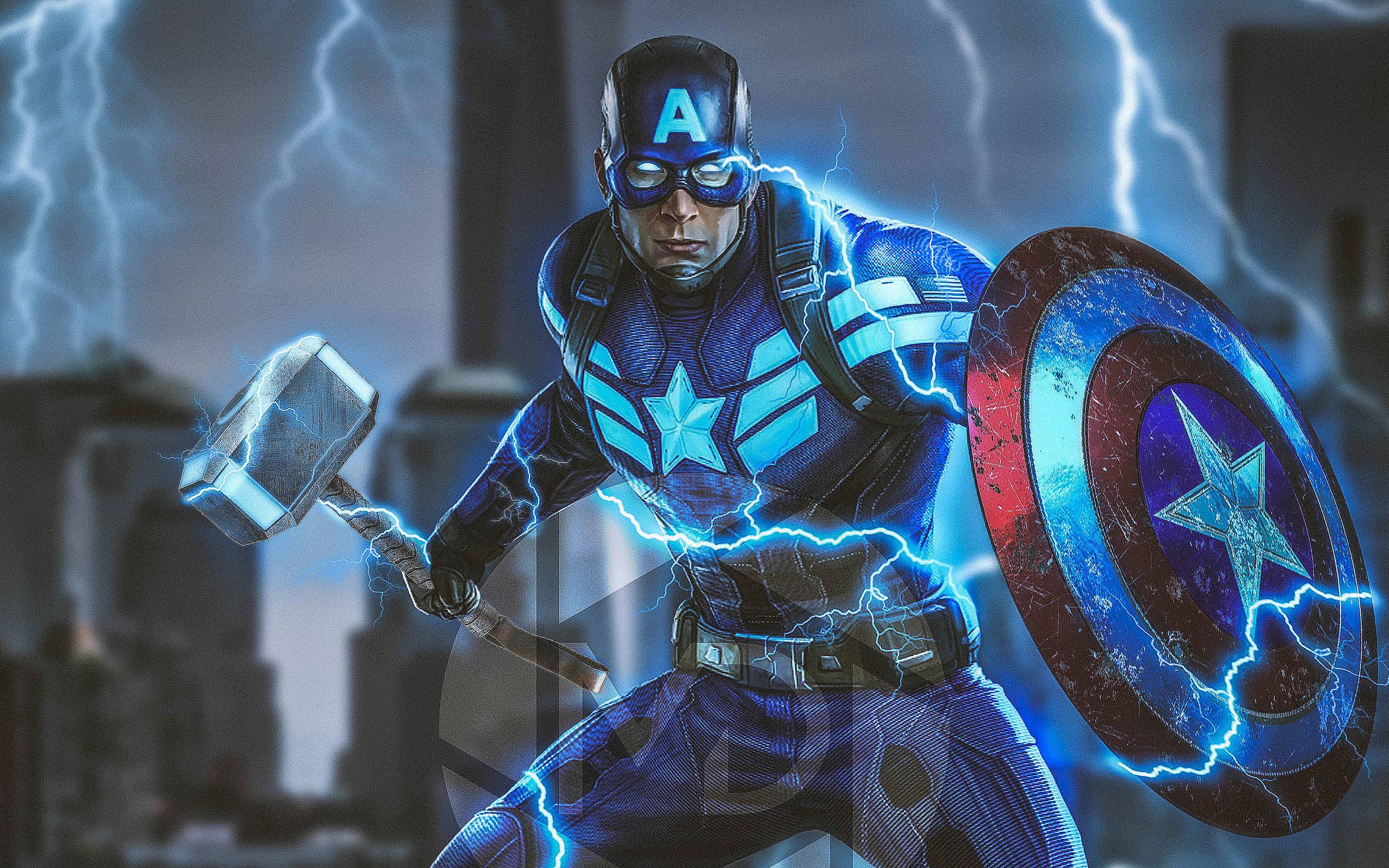 Captain America Mjolnir Wallpaper Free Captain America Mjolnir Background