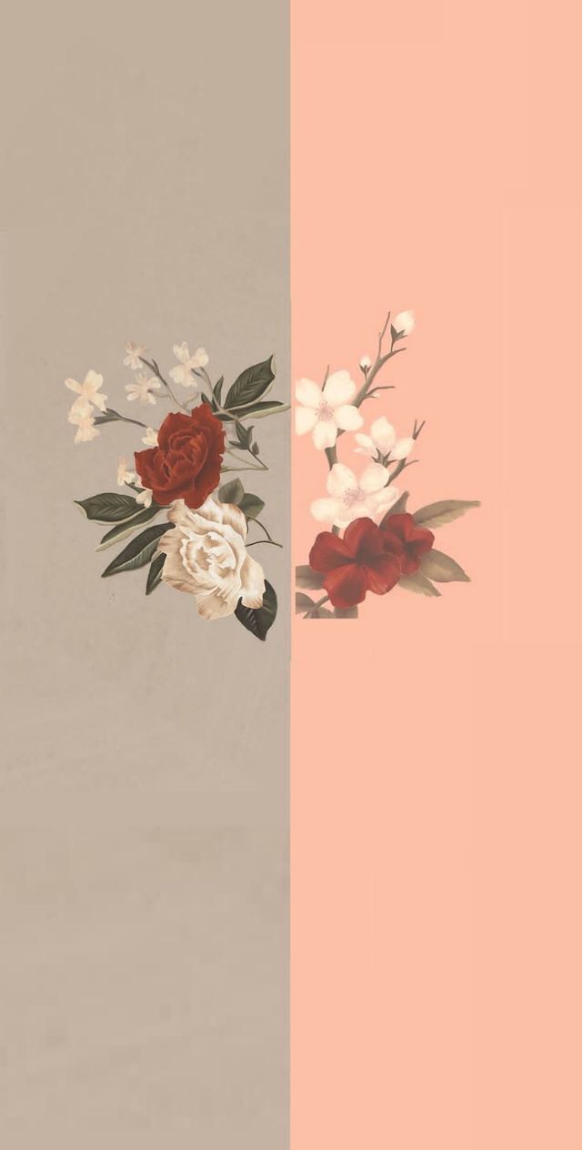 Aesthetic Simple Flower Wallpaper iPhone