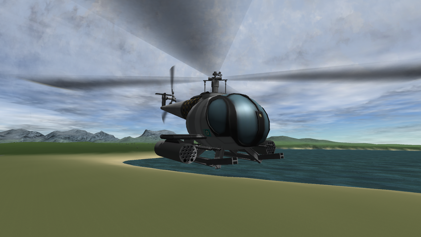 Just Built An Awesome AH 6 Little Bird Replica: KerbalSpaceProgram