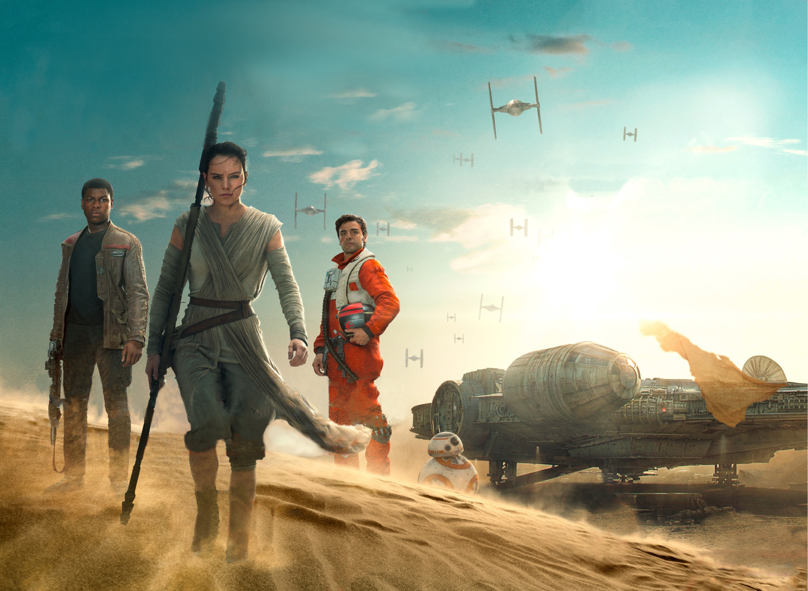 2797x2048 Rey (Star Wars) wallpaper for desktop. Mocah HD Wallpaper