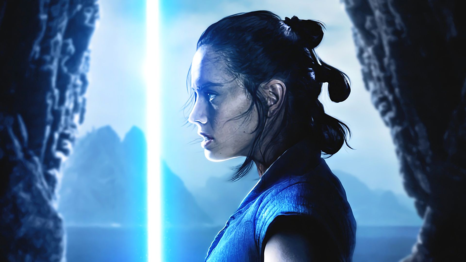 Rey Star Wars Aesthetic Wallpaper