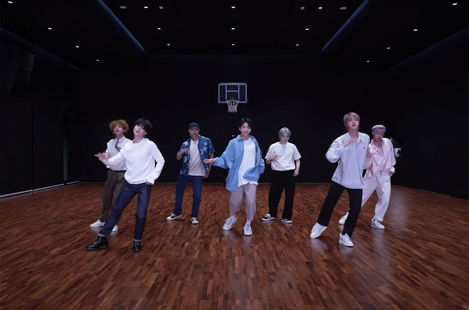 BTS Rehearse 'Permission to Dance' Choreography