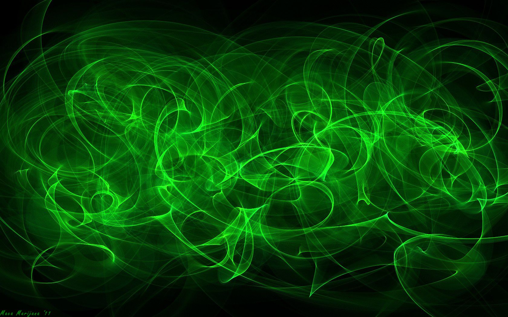 Green Flames Wallpapers Wallpaper Cave