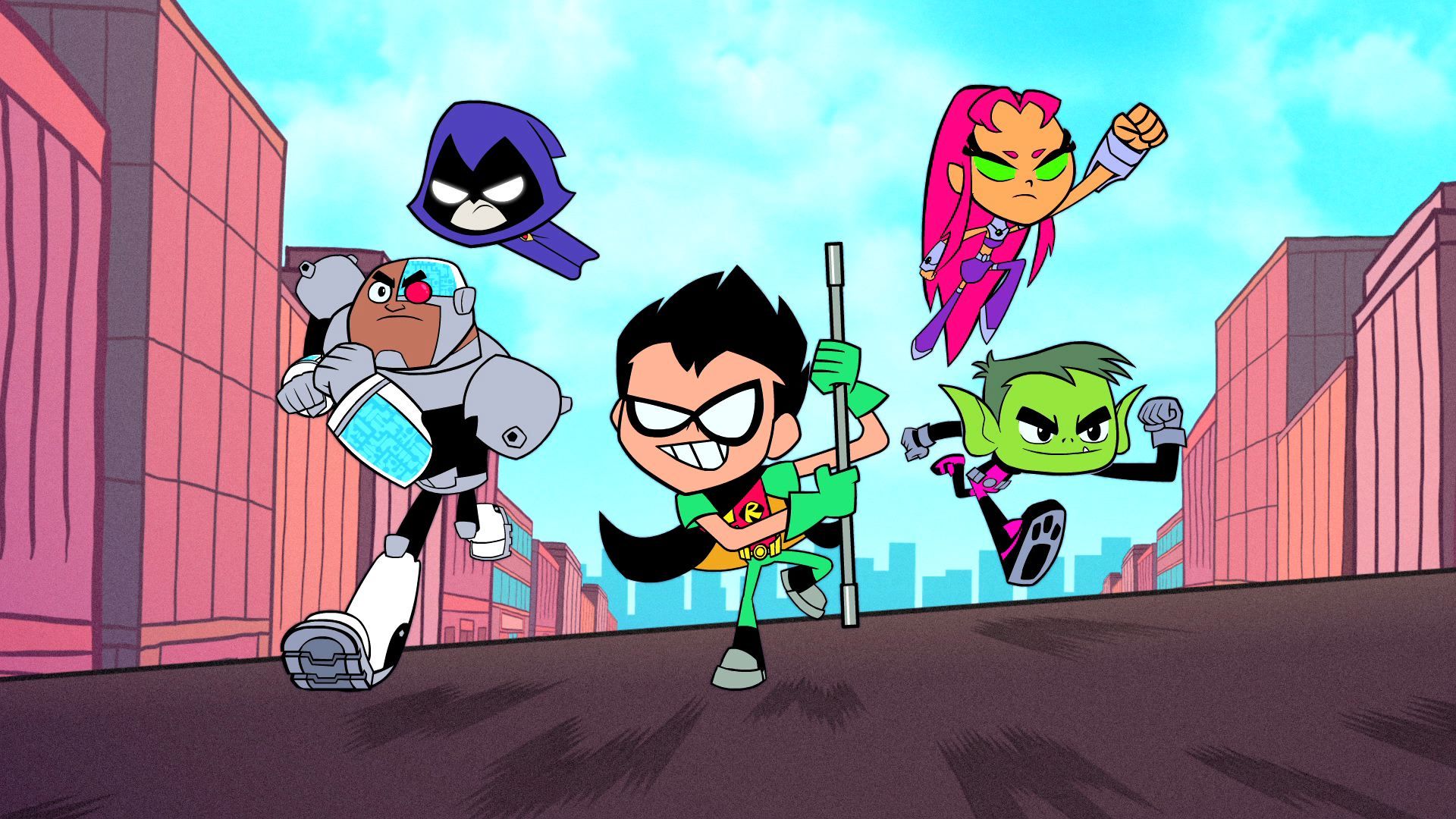 Teen Titans. Teen Titans Go!