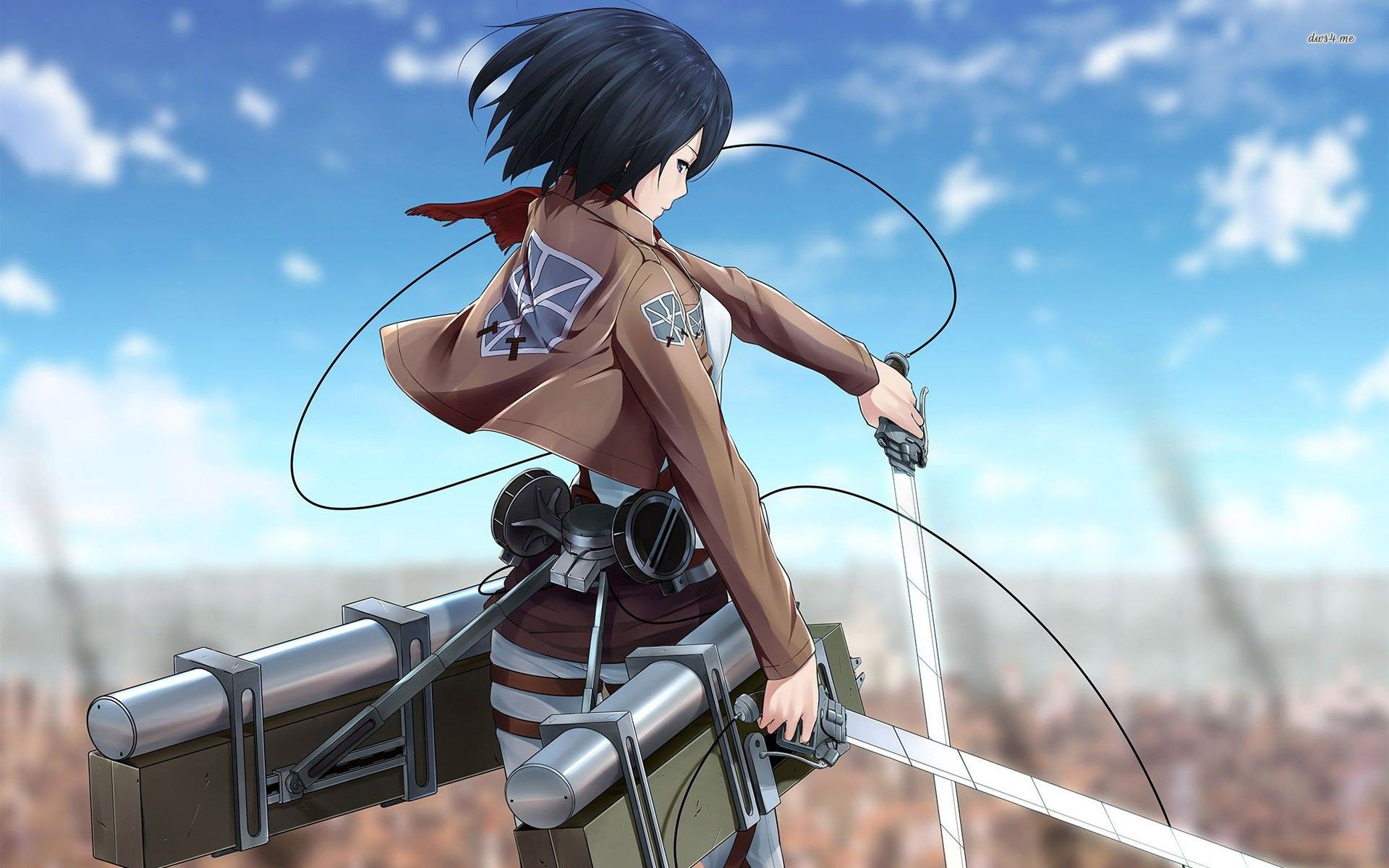 #Shingeki no Kyojin, #anime, #medieval, #Mikasa Ackerman, wallpaper. Mocah HD Wallpaper