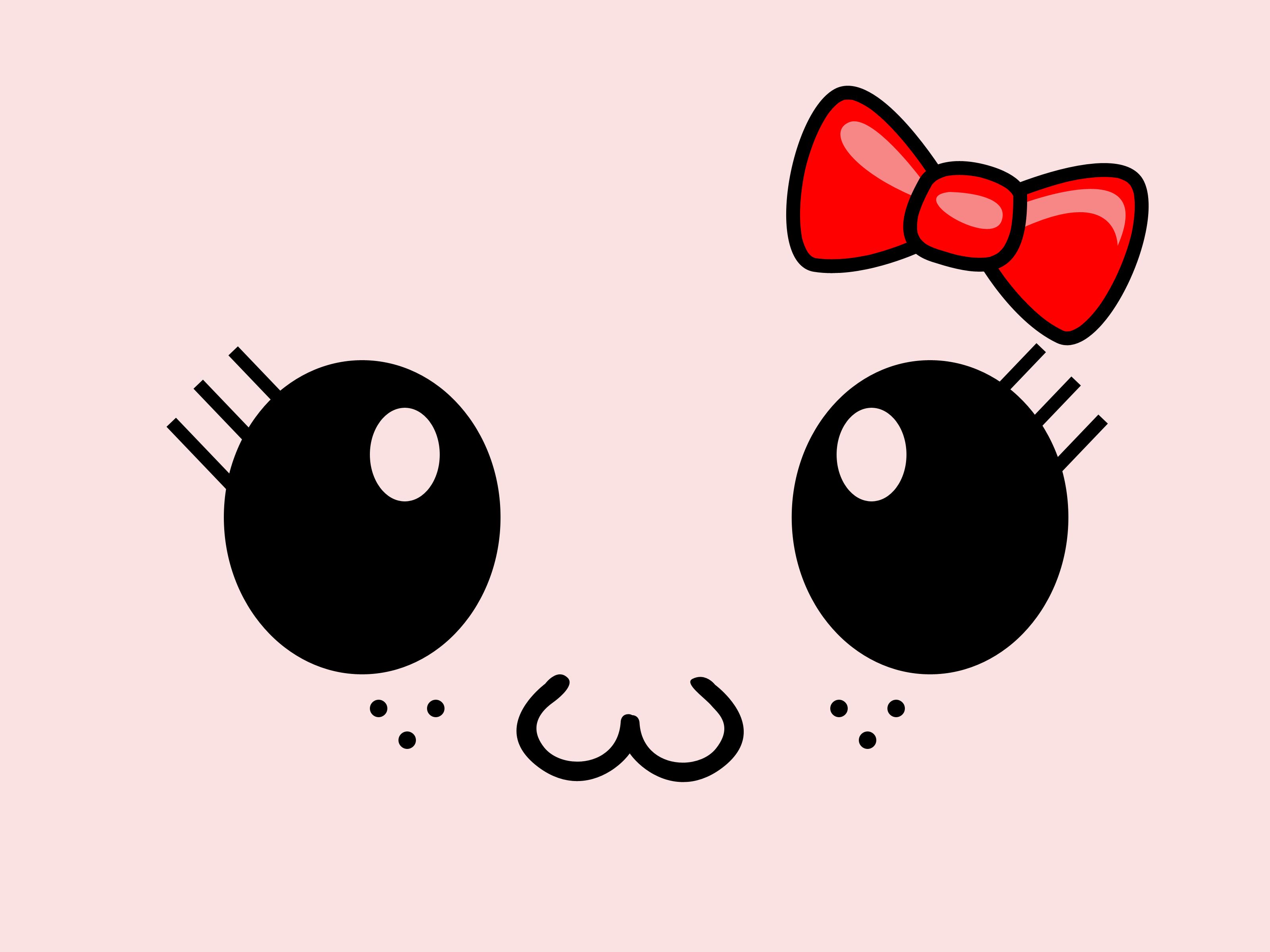 Cute Kawaii Faces Wallpaper