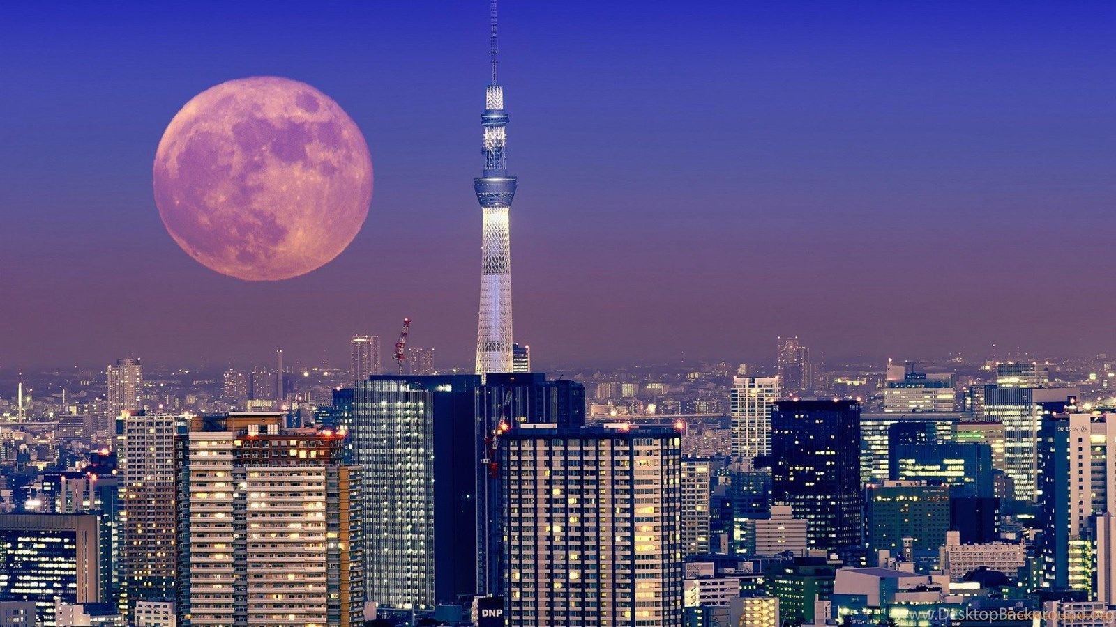 Tokyo Skyline Wallpaper Desktop Background