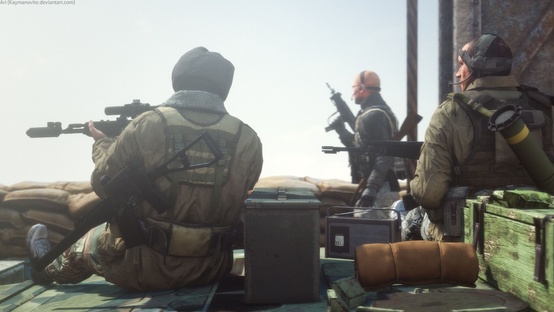 Bridge Outpost, Red Snow