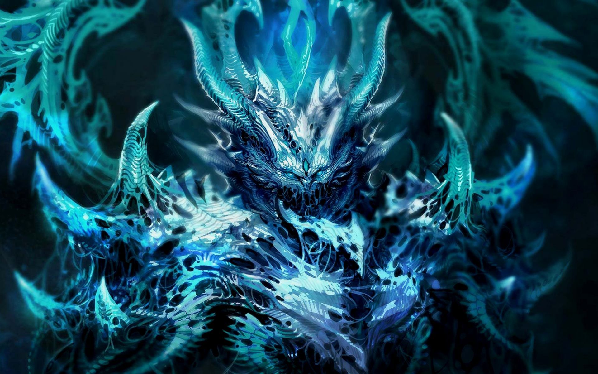 Dark fantasy demon satan angel monster creature 3D magic horns blue art evil wallpaperx1200. Blue demon, Fantasy demon, Cool dragons