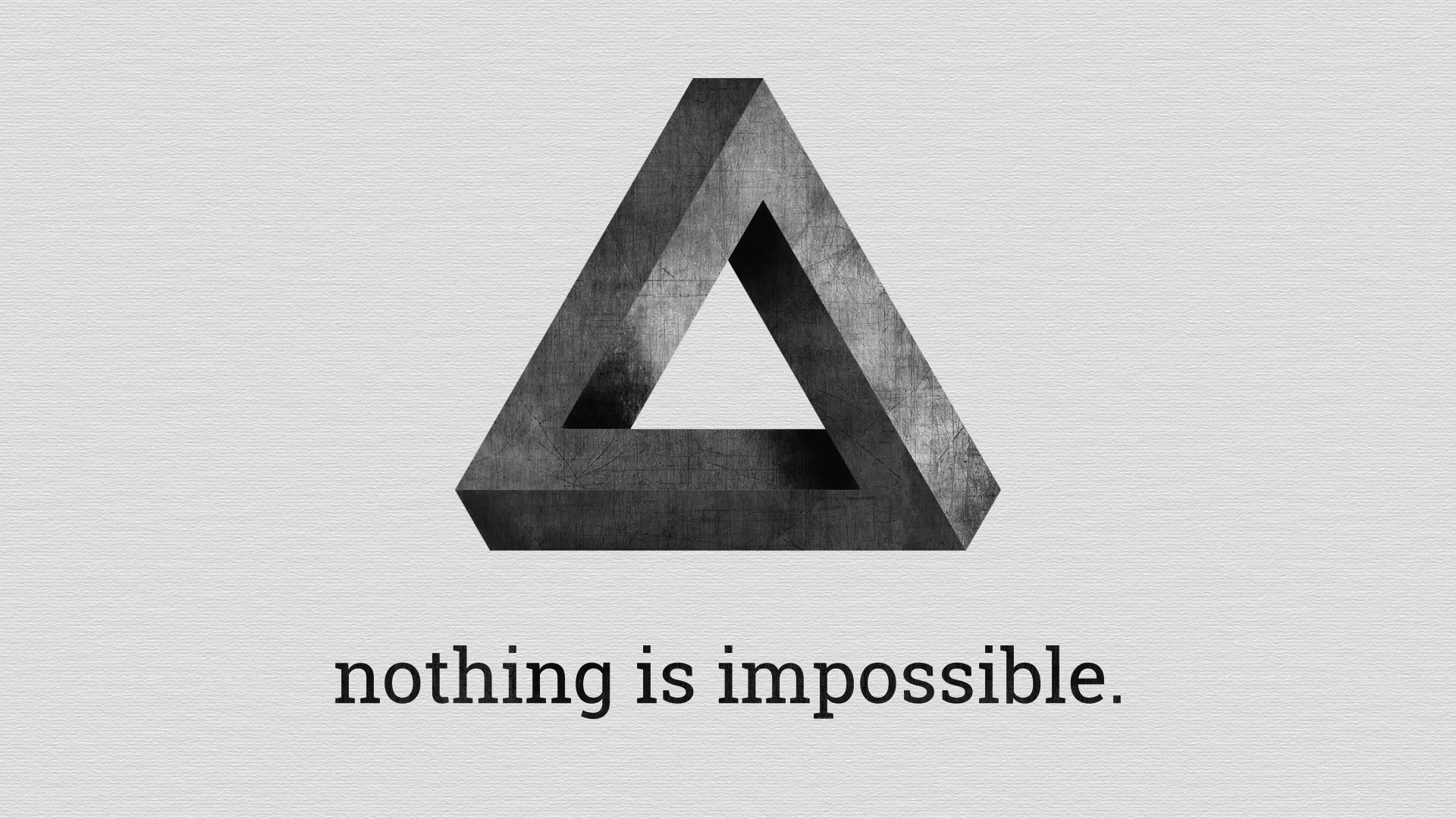 Nothing is impossible. HD Wallpaper