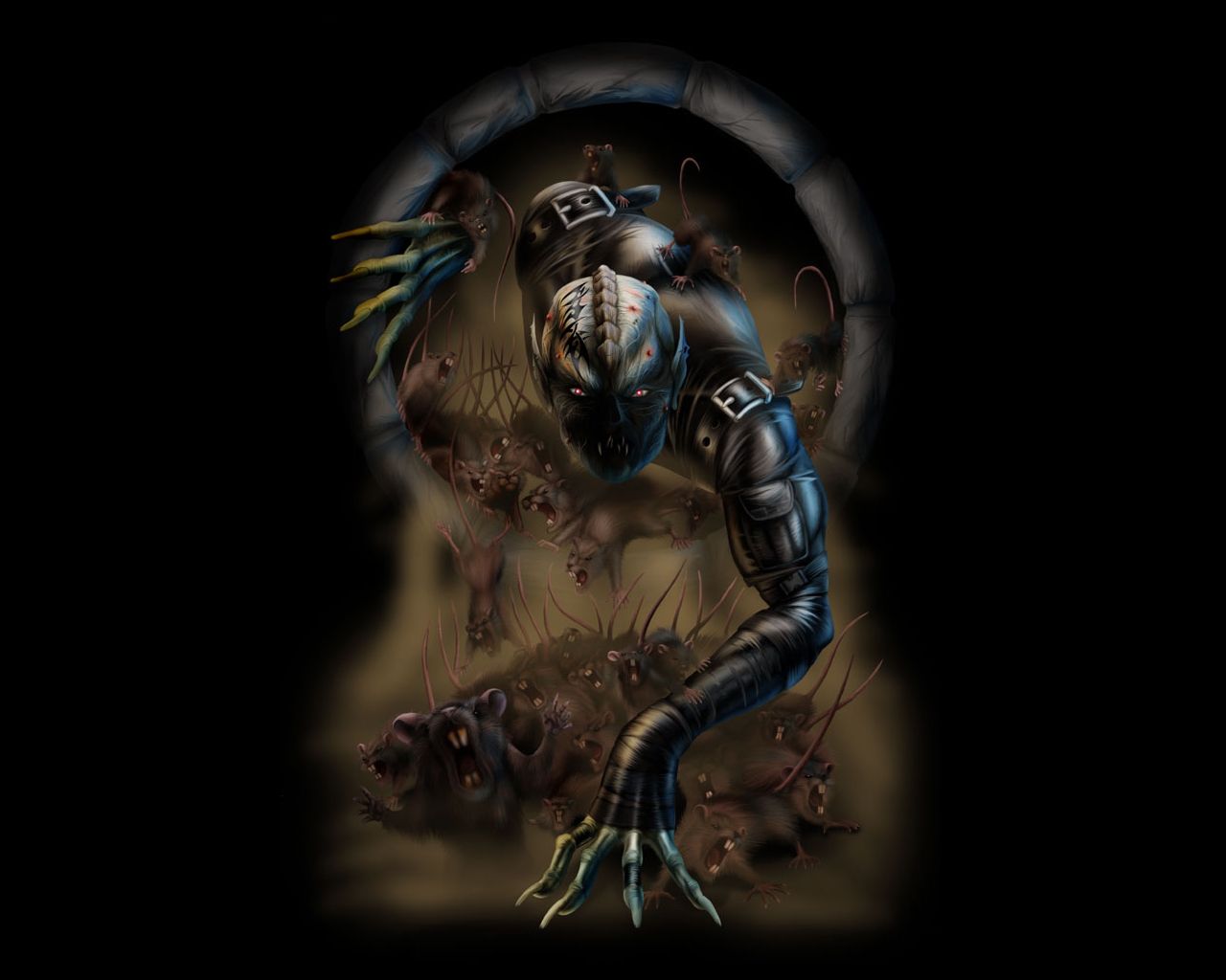 Dark Monster Wallpaper and Background Imagex1024