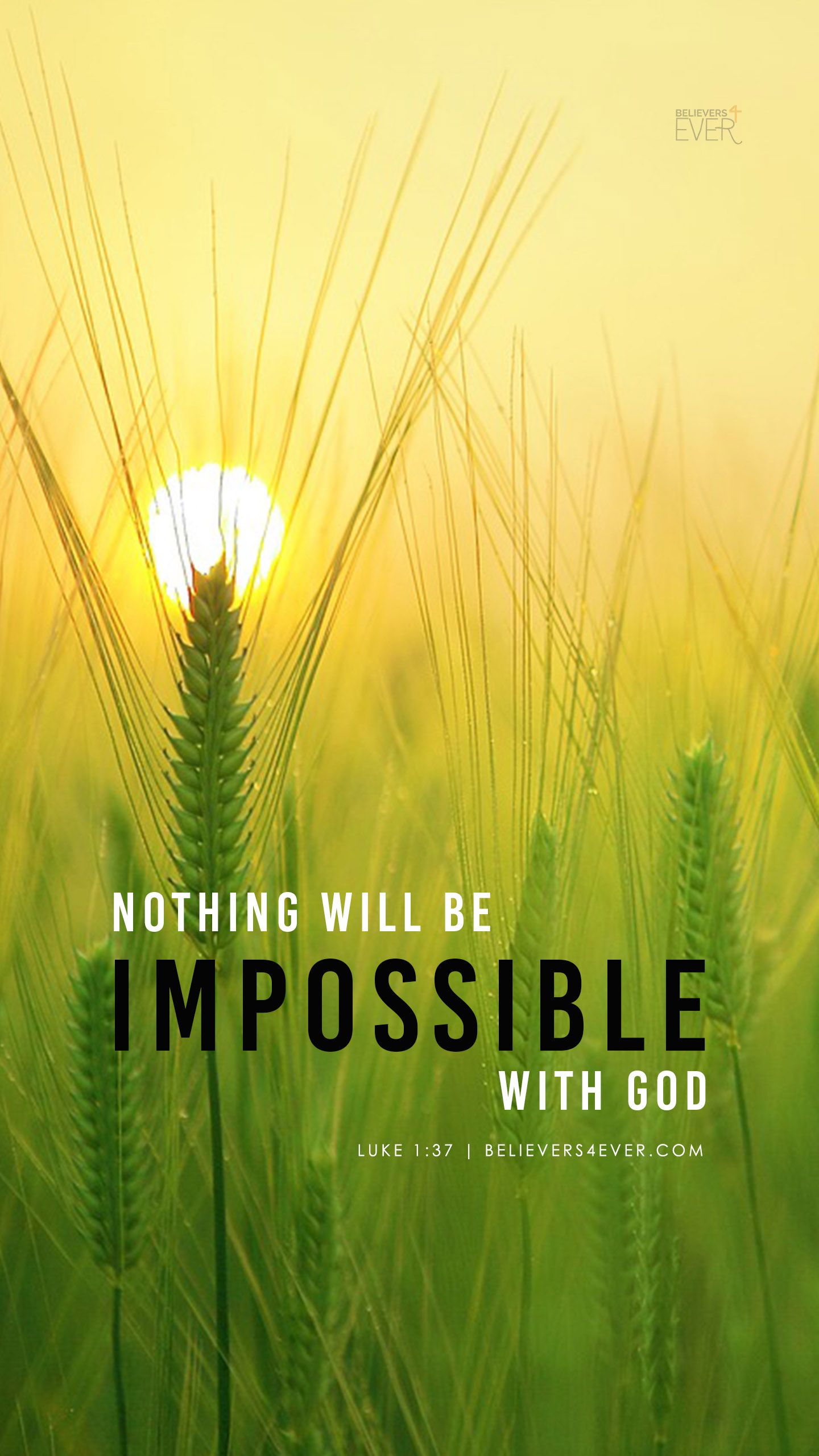 Nothing will be impossible with God