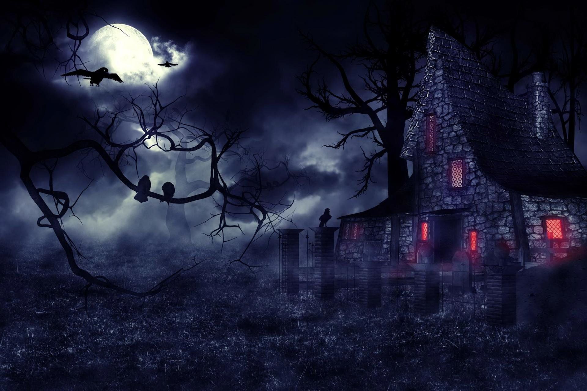 Free Monster Dark House High Quality Wallpaper Id House Background