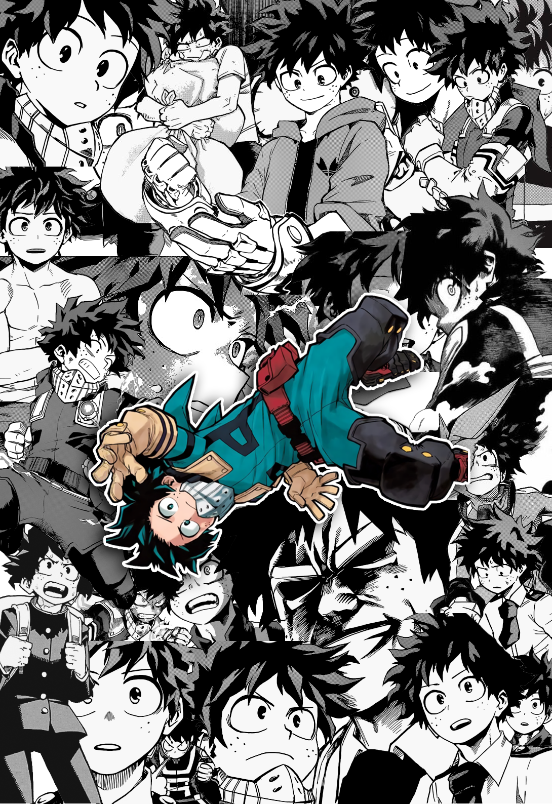 Finally i decided to take the courage to post an old Deku wallpaper that I did some time ago. Enjoy it.: BokuNoHeroAcademia