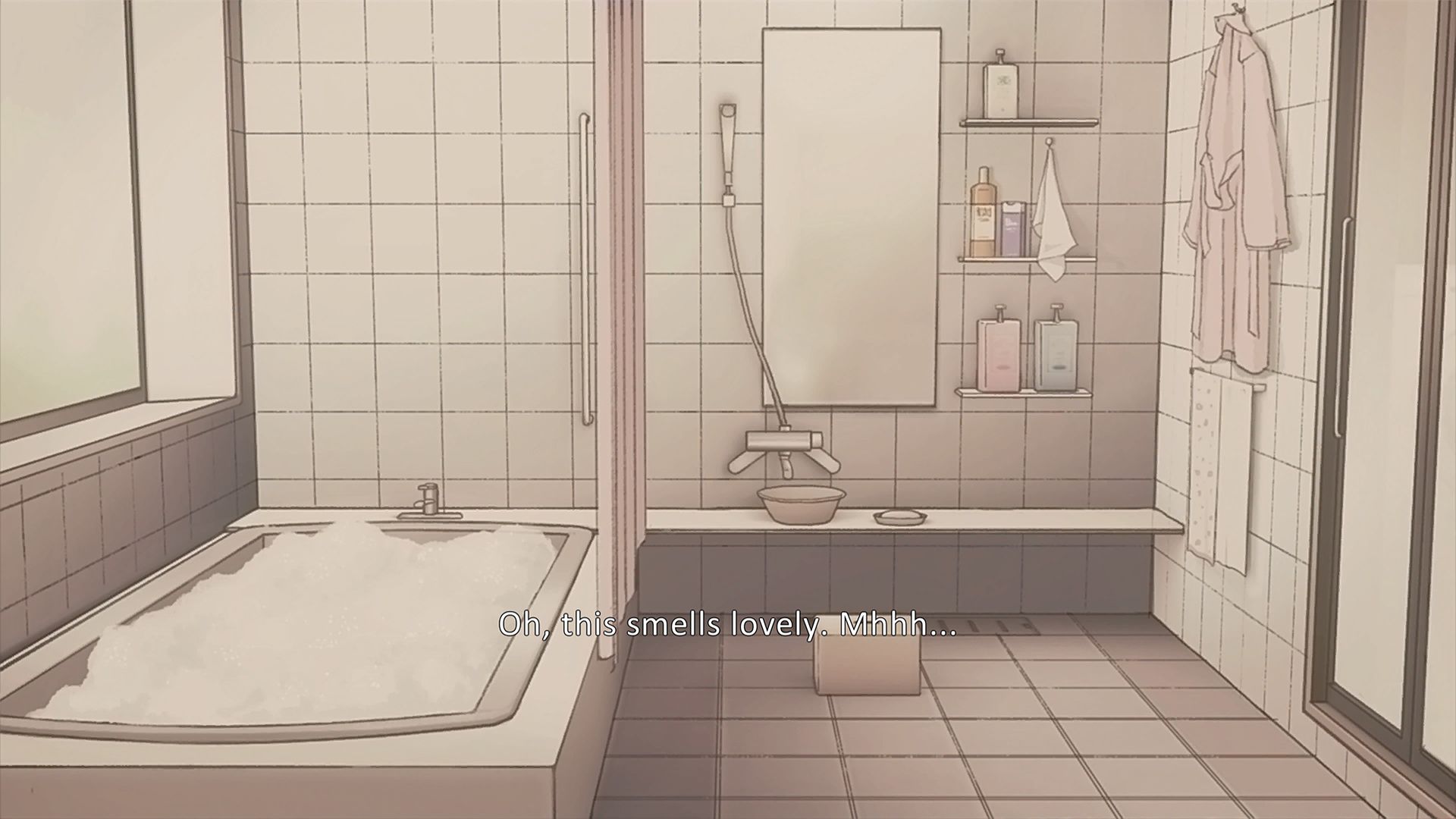Weddingcard234: Bath Bathroom Background Anime