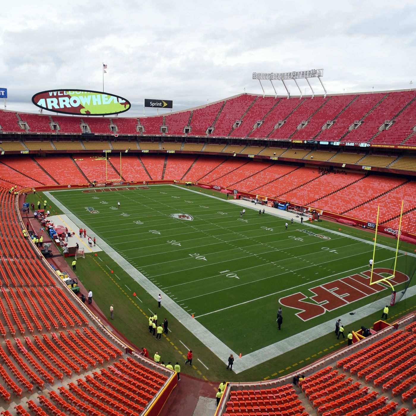 Kansas City Chiefs Panoramic Poster  Arrowhead Stadium Picture