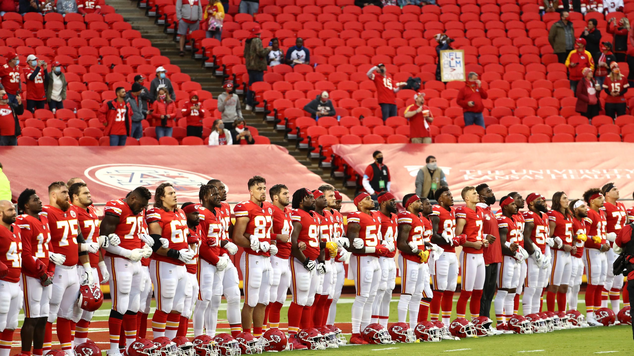 Chiefs, Texans Link Arms On Field During Moment Of Silence For Racial Unity. FOX 4 Kansas City WDAF TV. News, Weather, Sports