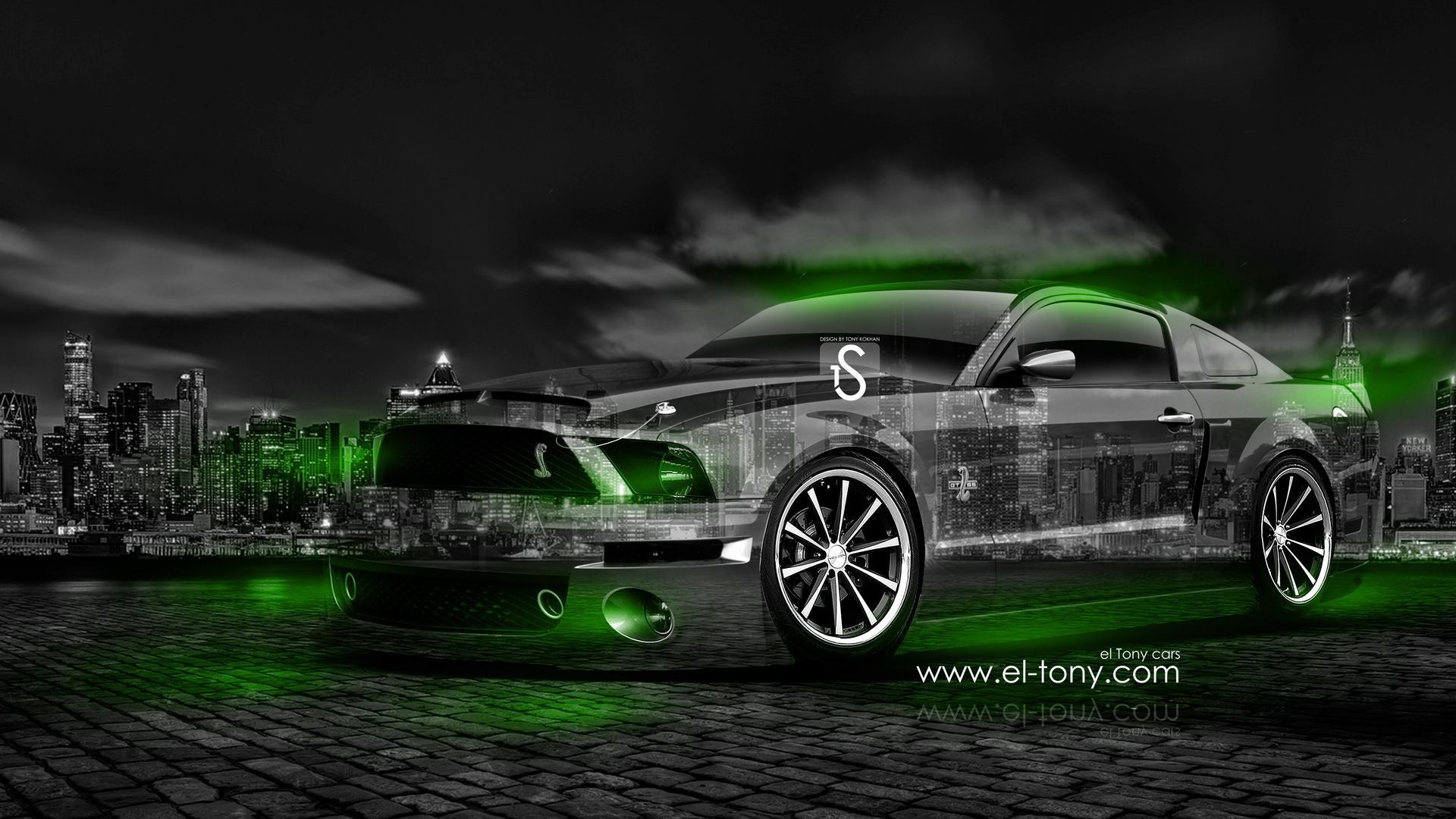 Green Mustang GT Wallpaper Free Green Mustang GT Background