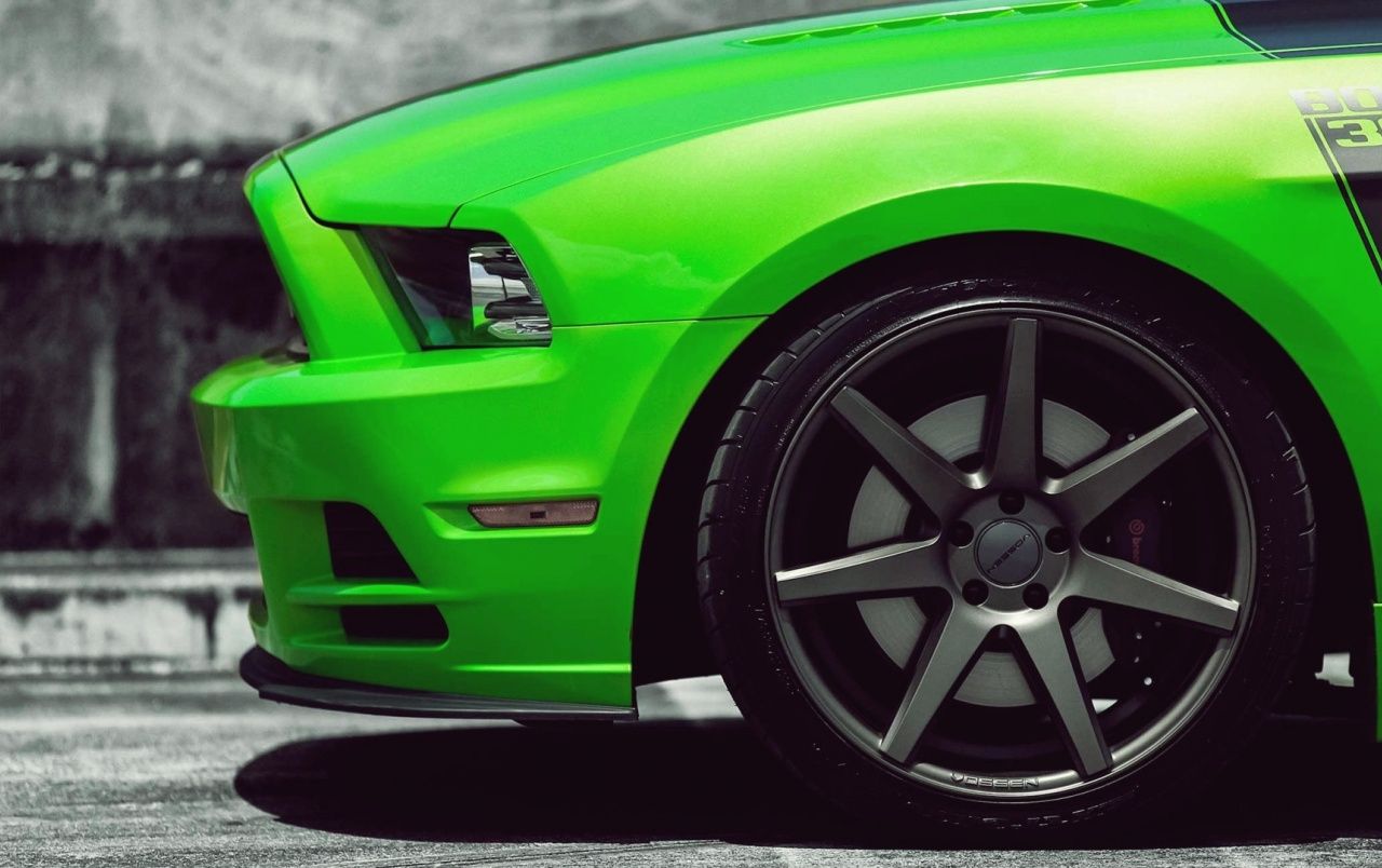 Green Shelby Mustang wallpaper. Green Shelby Mustang