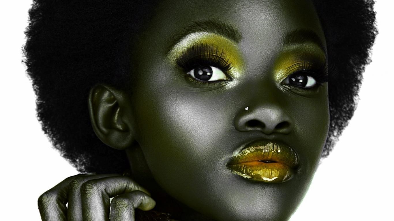 Wallpaper Model Face Black Girl Make Up Creative Shop 1366x768. Black girl photo, Beautiful black women, Beautiful black girl