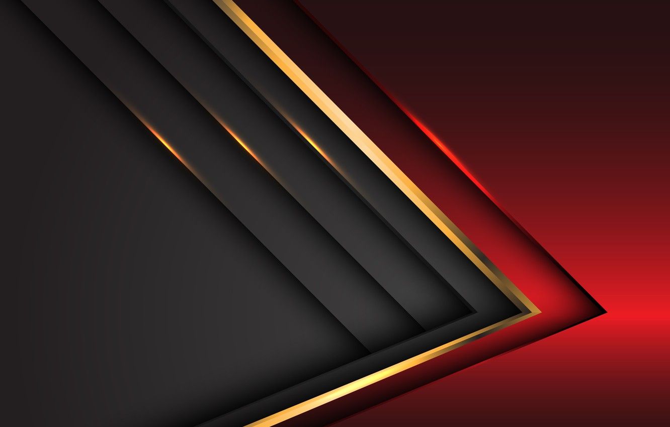 Wallpaper line, red, grey, background, gold, background image for desktop, section абстракции