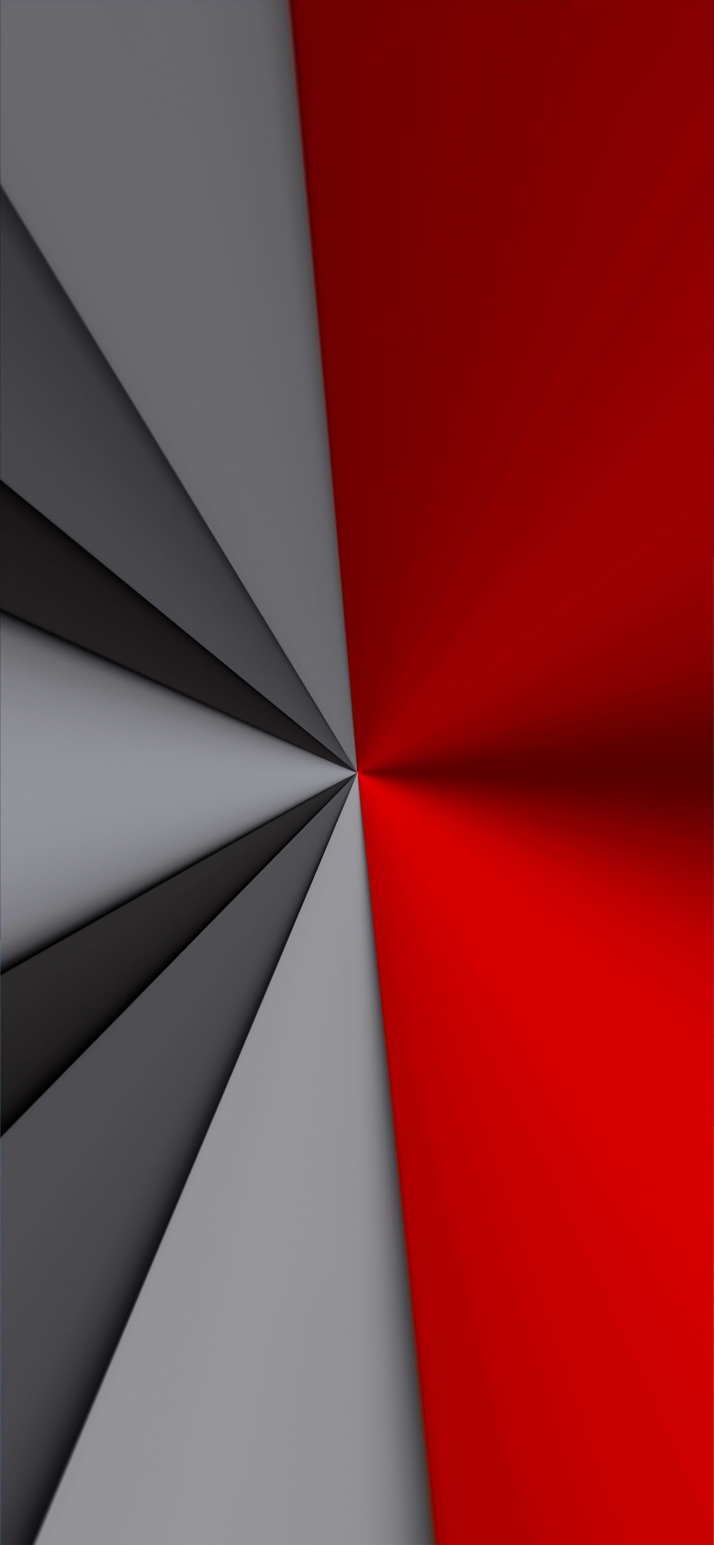 Radial Red and Gray